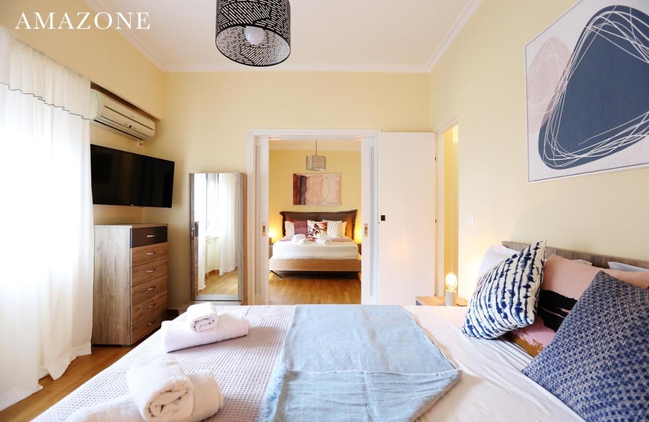 Melma Properties-Amazone-Premium Apartment In Piraeus Center Kültér fotó