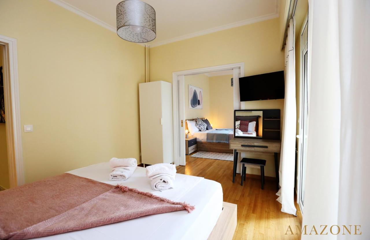 Melma Properties-Amazone-Premium Apartment In Piraeus Center Kültér fotó